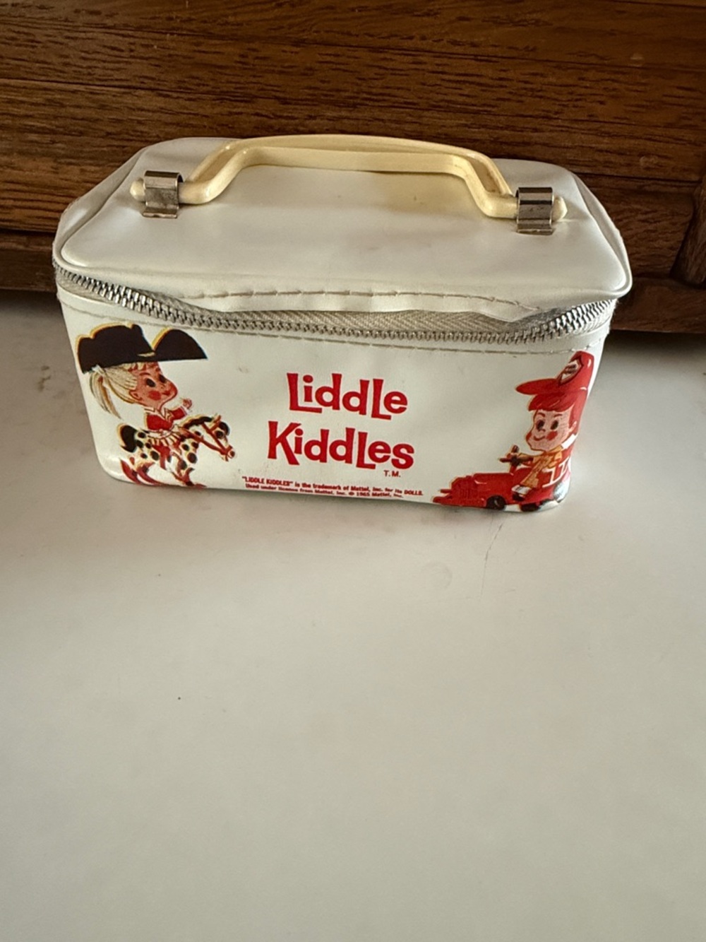 Vintage Liddle Kiddles Vinyl Carry Case 1965 Mattel